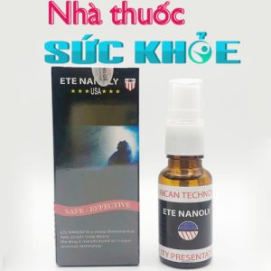 Gây Mê Chính Hãng Cực Mạnh Ete Nanoly USA ( Dạng Xịt Khí )